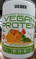 Mängden socker i Vegan protein