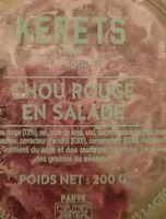 Mängden socker i Chou rouge en salade