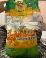 Mängden socker i Plantain chips