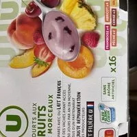 Mängden socker i Yaourt aux fruits avec morceaux