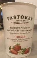 Mängden socker i Yoghourt artesanal con leche de vacas de pasto con fresas