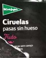 Mängden socker i Ciruelas (pasas sin hueso)