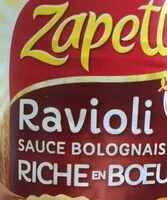 Mängden socker i Raviolis sauce bolognaise riche en bœuf