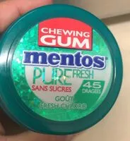 Mängden socker i Chewing-gum