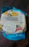 Mängden socker i Galletas de arroz con quinoa y sal