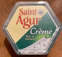 Mängden socker i Saint Agur crème