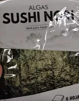 Mängden socker i Algas sushi nori