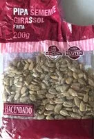 Mängden socker i Pipa girasol frita