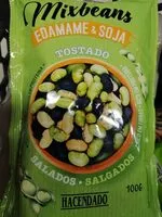 Mängden socker i Mixbeans edamame & soja