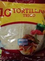 Mängden socker i Tortillas de trigo