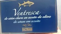 Mängden socker i Ventresca de atun en aceite de oliva