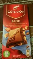 Mängden socker i Bloc lait amandes caramélisées pointe de sel