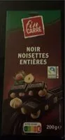 Mängden socker i Noir noisettes entières