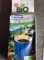 Mängden socker i Café moulu Pérou  biovillage
