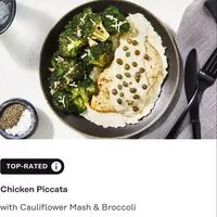 Mängden socker i Chicken Piccata w/Cauliflower Mash & Broccoli