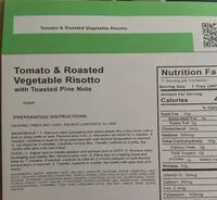 Mängden socker i Tomato & roasted vegetable risotto