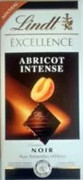 Mängden socker i Lindt Excellence Abricot Intense Noir aux amandes effilées