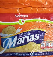 Mängden socker i Galletas Marías