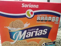 Mängden socker i Galletas maria soriana
