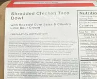 Mängden socker i Shredded Chicken Taco Bowl