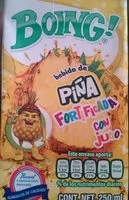 Mängden socker i boing de piña