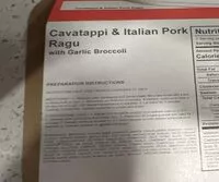 Mängden socker i Cavatappi & Italian Pork Ragu with Garlic Broccoli