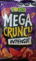 Mängden socker i Totis MEGA CRUNCH INTENSOS