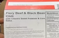 Mängden socker i Beef black bean chili