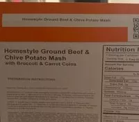 Mängden socker i Home style ground beef & chive potato mash