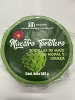 Mängden socker i Tortilla de Maíz Nixtamalizado con Nopal y Linaza - Maestro Tortillero - ALFIMEXSA S. DE R.L. DE C.V. - 500g