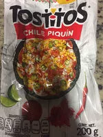 Mängden socker i Tostitos Chile piquín