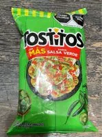 Mängden socker i Nachos Sabritas Tostitos salsa verde