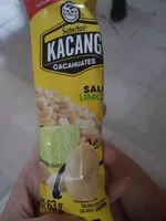 Mängden socker i Kacang cacahuates con sal y limón