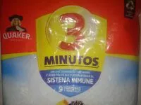 Mängden socker i Avena Quaker 3 Minutos con sémola
