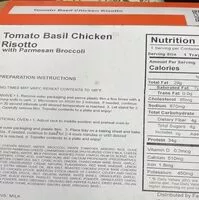 Mängden socker i Tomato basil chicken risotto