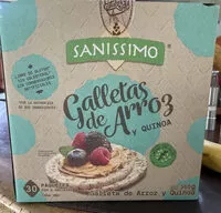 Mängden socker i Galletas de arroz y quinoa