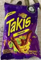Mängden socker i takis fuego
