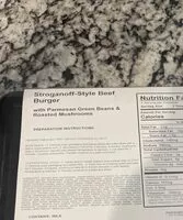 Mängden socker i Stroganoff style beef burger