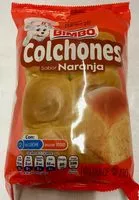 Mängden socker i Colchones Naranja Bimbo 130GR.