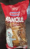 Mängden socker i Panqué con Nuez