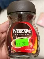 Mängden socker i Café soluble Nescafé Clásico