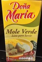 Mängden socker i Mole Doña María