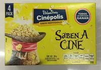 Mängden socker i Palomitas Cinepolis Mantequilla