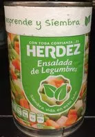 Mängden socker i Ensalada de legumbres Herdez