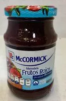 Mängden socker i Mc Cormick Mermelada Frutos rojos