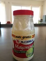 Mängden socker i Mayonesa McCormick
