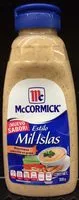 Mängden socker i Mayonesa mil islas Mc Cormick