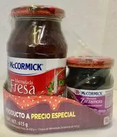 Mängden socker i Duo Pack McCormik Mermelada de Fresa y Zarzamora