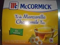 Mängden socker i Té de manzanilla