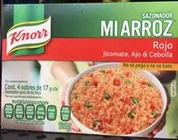 Mängden socker i SAZONADOR MI ARROZ JITOMATE, AJO Y CEBOLLA